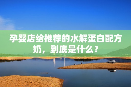 孕婴店给推荐的水解蛋白配方奶，到底是什么？