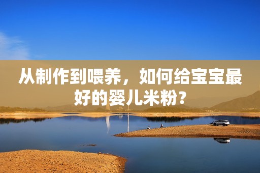 从制作到喂养，如何给宝宝最好的婴儿米粉？