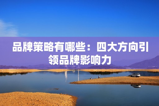 品牌策略有哪些：四大方向引领品牌影响力