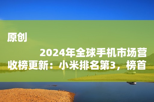 原创
            2024年全球手机市场营收榜更新：小米排名第3，榜首是vivo的10倍