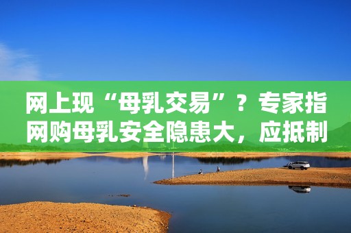 网上现“母乳交易”？专家指网购母乳安全隐患大，应抵制交易