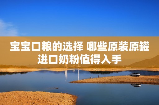 宝宝口粮的选择 哪些原装原罐进口奶粉值得入手