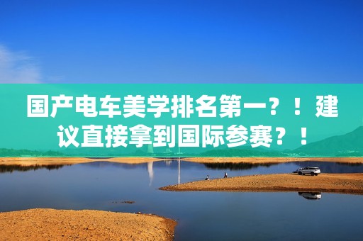 国产电车美学排名第一？！建议直接拿到国际参赛？！