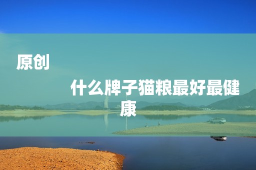 原创
            什么牌子猫粮最好最健康