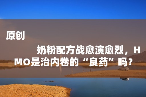 原创
            奶粉配方战愈演愈烈，HMO是治内卷的“良药”吗？