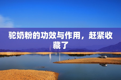 驼奶粉的功效与作用，赶紧收藏了