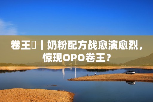 卷王⑪丨奶粉配方战愈演愈烈，惊现OPO卷王？