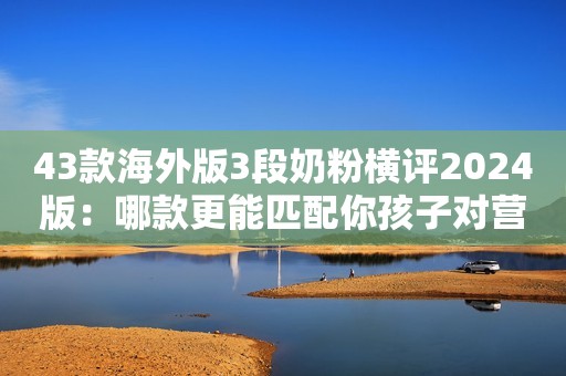 43款海外版3段奶粉横评2024版：哪款更能匹配你孩子对营养的需求