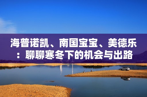 海普诺凯、南国宝宝、美德乐：聊聊寒冬下的机会与出路