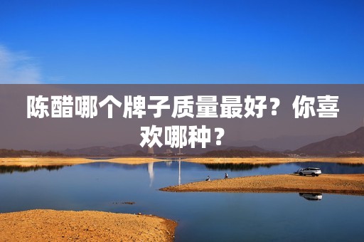 陈醋哪个牌子质量最好？你喜欢哪种？