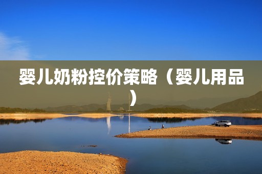 婴儿奶粉控价策略（婴儿用品）