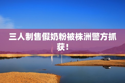 三人制售假奶粉被株洲警方抓获！