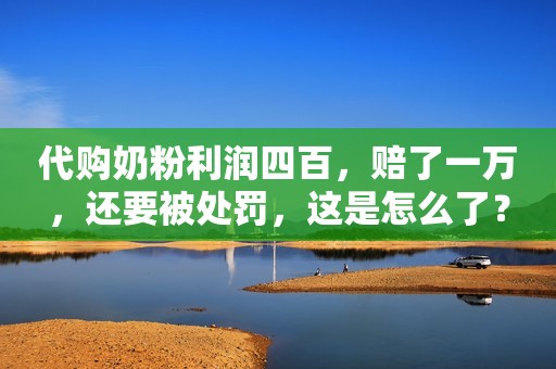 代购奶粉利润四百，赔了一万，还要被处罚，这是怎么了？