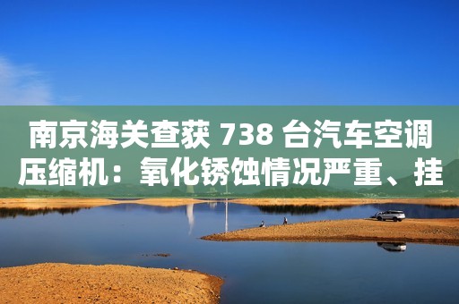 南京海关查获 738 台汽车空调压缩机：氧化锈蚀情况严重、挂故障标签，属禁止进口的“洋垃圾”