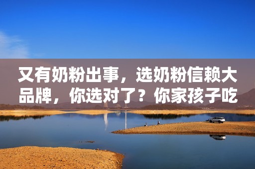 又有奶粉出事，选奶粉信赖大品牌，你选对了？你家孩子吃的哪款？