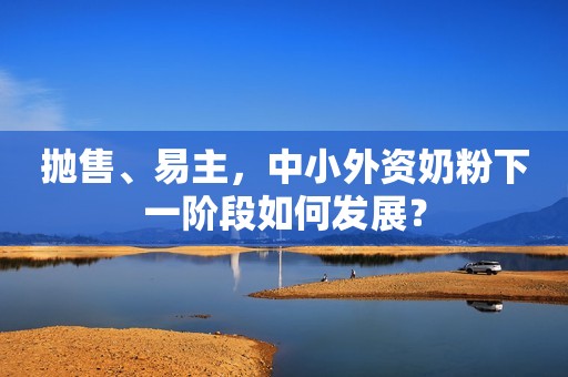 抛售、易主，中小外资奶粉下一阶段如何发展？