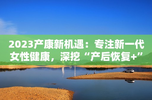 2023产康新机遇：专注新一代女性健康，深挖“产后恢复+”增量市场