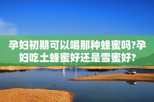 孕妇初期可以喝那种蜂蜜吗?孕妇吃土蜂蜜好还是雪蜜好?