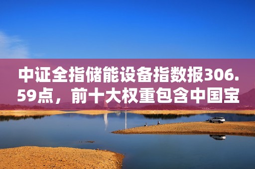中证全指储能设备指数报306.59点，前十大权重包含中国宝安等
