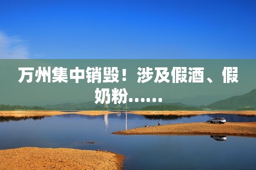万州集中销毁！涉及假酒、假奶粉……