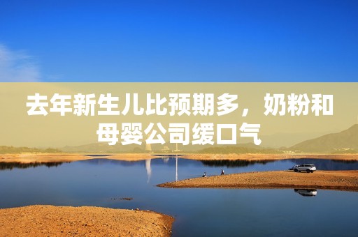 去年新生儿比预期多，奶粉和母婴公司缓口气