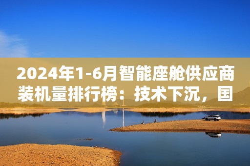 2024年1-6月智能座舱供应商装机量排行榜：技术下沉，国产厂商加速上量