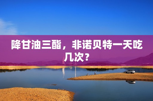 降甘油三酯，非诺贝特一天吃几次？