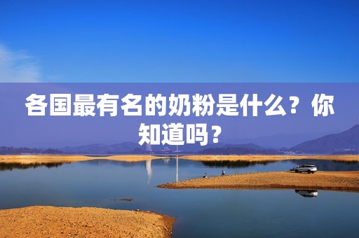 各国最有名的奶粉是什么？你知道吗？