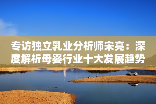 专访独立乳业分析师宋亮：深度解析母婴行业十大发展趋势