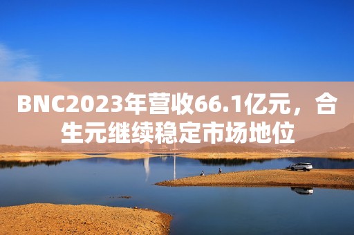 BNC2023年营收66.1亿元，合生元继续稳定市场地位